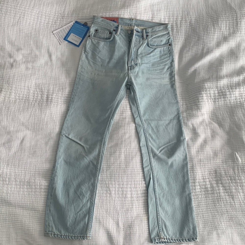 Acne Studios Log Lt Jeans in light Blue. NWT!